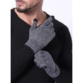 thumbnail image 2 of LAVA Winter Knit Gloves for Men Women Touchscreen Cold Weather Thermal Warm Texting Glove for Running Driving Hiking Blue, 2 of 10