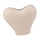 thumbnail image 2 of Jarrón de cerámica con forma de corazón, centro de mesa, obra de arte romántica, elegante florero para Beige, 2 of 6