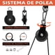 thumbnail image 5 of 9 Piezas Sistema de Poleas Gym Casero para Gimnasio en casa, Entrena Hombros, bíceps y tríceps, soporta 280LB de Peso, Adecuado para Ejercicio en casa y Barra para dominadas, 5 of 8