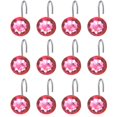 thumbnail image 3 of Washranp 12Pcs Shower Curtain Hooks Rings,Stainless Steel Rust Resistant Rhinestones Curtain Hanger for Shower Curtains Clothing, 3 of 5