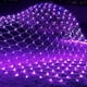 thumbnail image 1 of Red de luces LED Twinkle Star para decoración navideña 12 pies x 5 pies color morado 360 LED, 1 of 6