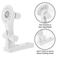 thumbnail image 2 of LOLIPPYY White Wall Mount Camera Stand Bracket with Adjustable Viewing Angle for Easy Installation and Secure Positioning, 2 of 8