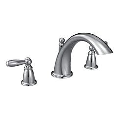 Moen T933 Chrome two-handle roman tub faucet