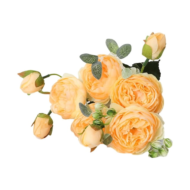 1Pcs Realistic Simulation Peony Ornamental DIY Table Centerpieces Faux Silk Flower Home Decor