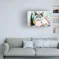 thumbnail image 3 of Canvas Wall Art - FootePrint Art 'Easter Kitty 2' Wall Art for Living Room, Bedroom, or Office Décor by Trademark Fine Art - 32 x 22 Inches, 3 of 4