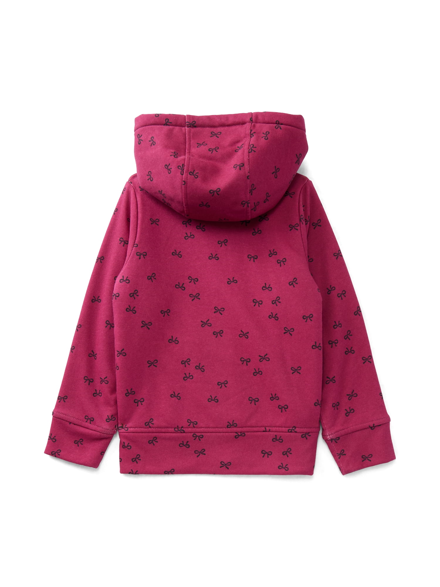 Wonder Nation Girls Kids Tough Fully Lined Zip Hoodie Jacket, Sizes 4-18 & Plus