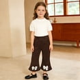 thumbnail image 2 of WAYUTE Jeans for Girls Stretch Comfortable Soft Elastic Waist Durable Classic Flared Denim Pants Summer Outfits, 2 of 4