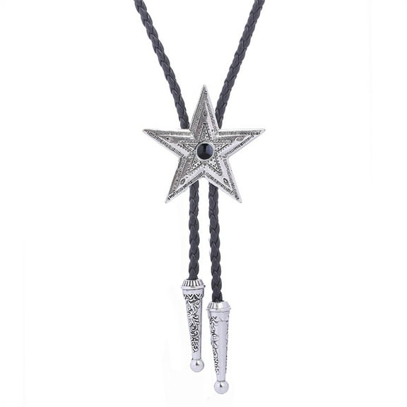 GRABLOOM Western Vintage Tie Tie Tie Tie for Men Necktie Star Tie