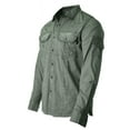 thumbnail image 2 of ZIMEGO Men's Stretch Flex Slim Color Washed Vintage Rugged Fashion Button Shirts, 2 of 6