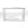 thumbnail image 1 of Bowery Hill Rustic Wood Open Shelf Sofa Table in Antique White, 1 of 4