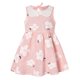 thumbnail image 1 of Vestido de princesa de verano para niñas pequeñas con cinturón de 1 a 6 años, estampado de flores, sin mangas, hasta la rodilla, vestido acampanado, vestido veraniego para niños, ropa 110 (4T) Gao Jinjia LED, 1 of 2