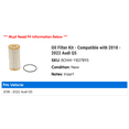 thumbnail image 2 of Oil Filter Kit - Compatible with 2018 - 2022 Audi Q5 2019 2020 2021, 2 of 2