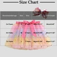 thumbnail image 2 of Efsteb Toddler Girls Layered Tutu Skirt Birthday Party Tulle Skirt Princess Sequin Dance Dress for 3-8 Years (Pink,5 Years), 2 of 5