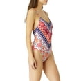 thumbnail image 2 of Juniors' Open Lace-Up Back One-Piece Swimsuit, 2 of 4