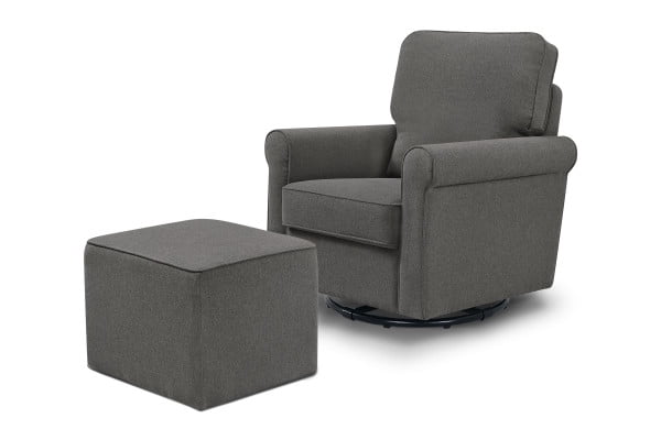 grand royale swivel glider and ottoman