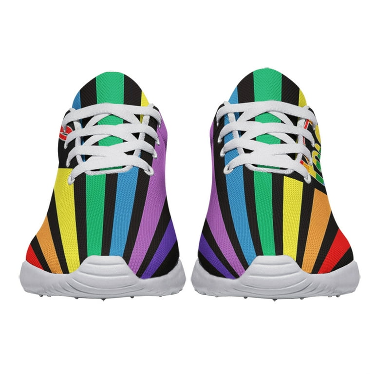adidas gazelle silver green womens Custom Rainbow Tie Dye Adidas Yeezys – B Street Shoes main image 1