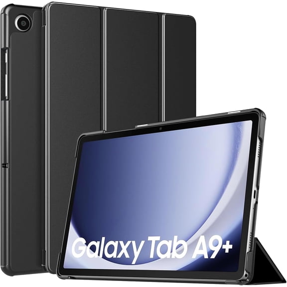TiMOVO Case for Samsung Galaxy Tab A9 /A9 Plus 11 Inch 2023, Slim Lightweight Stand Hard Back Shell Protective Cover for Galaxy Tab A9 Tablet SM-X210/X216/X218, Auto Wake/Sleep, Black