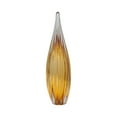 thumbnail image 2 of Glam Handcrafted Glass Sculpture with Grooved Teardrop Design and Sleek Contemporary Silhouette, 2 of 11