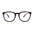 thumbnail image 1 of Hipster Classic Keyhole Plastic Horn Rim Blue Light Flitering Computer Glasses Tortoise, 1 of 4