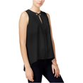 thumbnail image 1 of Rachel Roy Womens Sleek Keyhole Pullover Blouse, 1 of 2
