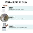 thumbnail image 4 of 3 IN 1 Indoor Dryer Vent Kit with 4-Inch by 5-Foot Proflex Duct - Silver, 4 of 6