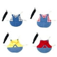 thumbnail image 5 of Pet Enjoy Rabbit Harness and Leash Set,Small Animal Clothes for Rabbit, Plaid Adjustable Soft Harness Leash Guinea Pig Blue Denim Plaid Dress for Bunny Chinchilla Small Animals, 5 of 8