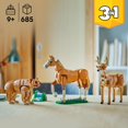 thumbnail image 3 of LEGO Creator 3 in 1 Beautiful Horse Building Toy for Kids - Building Blocks & Learning Toy for Girls & Boys, Ages 9+, - Create a Horse, Bear, or Deer Toy With 1 Set - Gift for Birthdays - 31166, 3 of 7