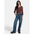 thumbnail image 3 of Madden NYC Women's Cotton Crochet Sweater Cardigan, Sizes XXS-XXL, 3 of 6