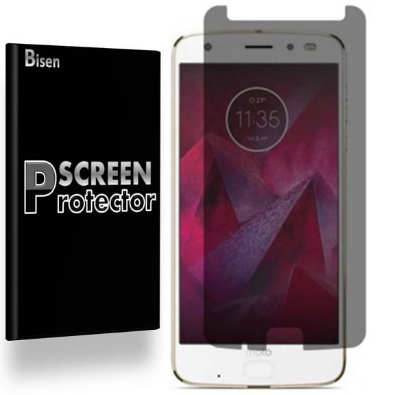 Motorola Moto " Z2 Force " / Motorola Moto " Z2 Force " Edition [2-Pack BISEN] Privacy Anti-Spy Screen Protector, Privacy Film To Keep Your Screen Secret, Anti-Scratch, Anti-Fingerprint