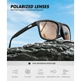 thumbnail image 2 of Sunglasses Men Polarized Mens Sport Sunglasses UV Protection Unisex Lightweight Driving Golf, 2 of 7