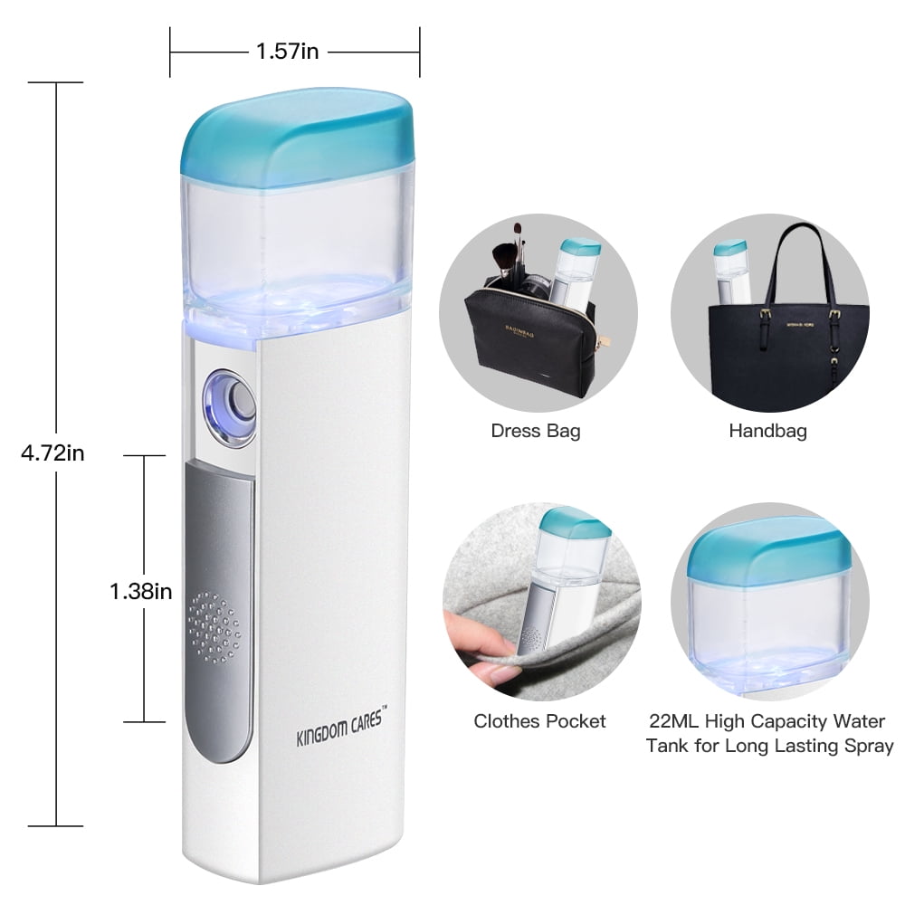 Prospera DL030 Handy Facial Steamer Nano Cool Mist Facial Sprayer Beauty Skin Care Face Steamer White