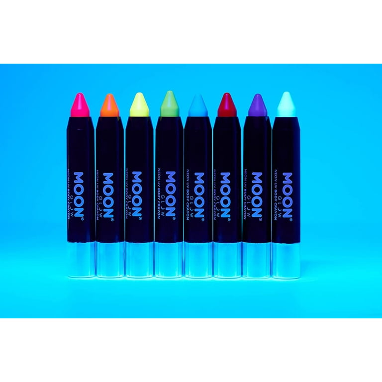 Moon Glow Intense Neon UV Body Crayons Single, 3.5g Costume Make Up Moon Glow Intense Neon UV Body Crayons Single, 3.5g Costume Make Up