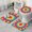 Colorful Tie Dye-1, variant on Rainbow Tie Dye Swirl Pattern Bathroom Rugs Sets 3 Piece,Toilet Cover Set,Absorbent Non Slip Bathroom Mats Sets with U-Shaped Contour Rug Toilet Rug Set