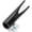 Black, variant on Gold Eyebrow Pencil Sharpener Guide Tool, Precision Duck-Bill Shaping Aid, Portable Aluminum Alloy Makeup Accessory
