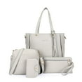 thumbnail image 2 of MesaSe Women Solid Color Handbag + Crossbody Shoulder Bag + Hand Purse + Card Holder for Daily Use New, 2 of 2