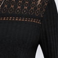 thumbnail image 6 of EDFBUYKRS Tops for Women Fall V Neck Long Sleeves Shirts Plus Size Ruffle Sleeve Tunic Soild Color Blouses for Lady Size L, 6 of 6