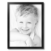 ArtToFrames 16" x 21" Black Picture Frame, 16x21 inch Black Wood Poster Frame (WOM-5141)