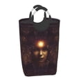 thumbnail image 2 of Horror Ghost Apparition Rectangular Laundry Basket Organizer , Collapsible Folding Tall Clothes Hampers for Laundry With Handles, 2 of 6
