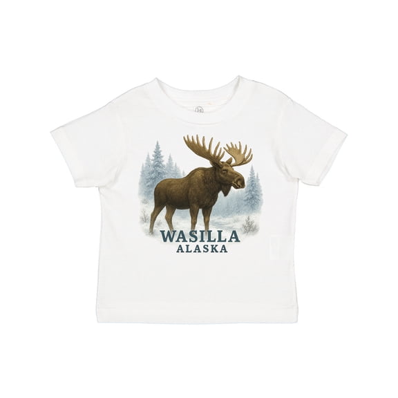 Inktastic Wasilla Alaska Moose Boys or Girls Toddler T-Shirt
