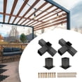 thumbnail image 6 of oshhni Right Angle Corner Brackets for Shed Canopies Patio Pergolas, 6 of 9