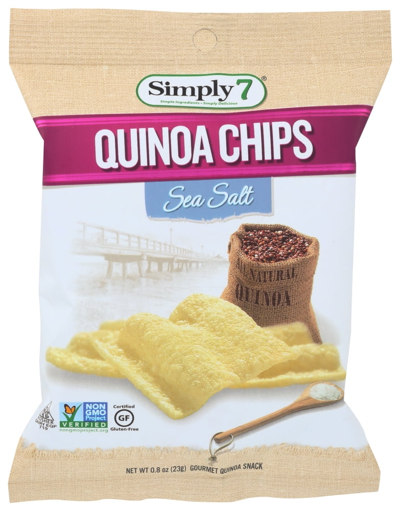 Simply 7 Quinoa Chips Sea Salt, 0.8 Oz.