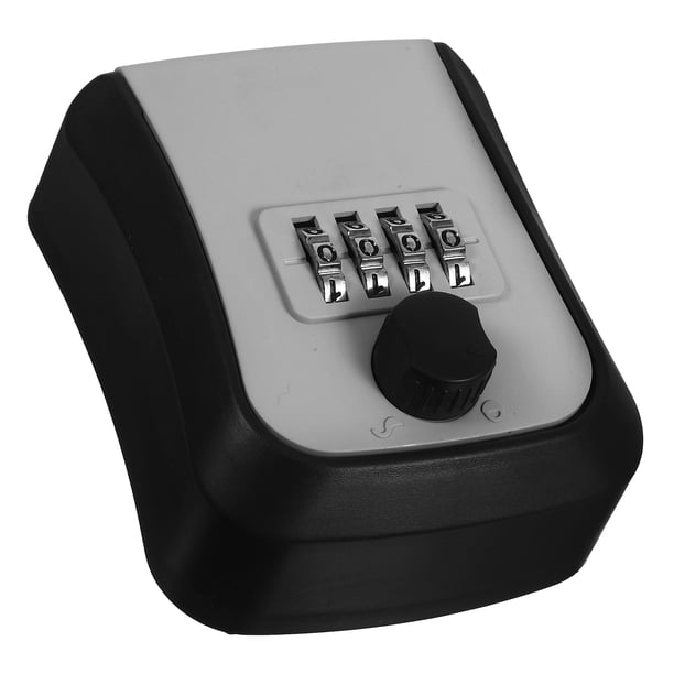 Greenadscape Caja De Seguridad Para Llaves Con Código Para Exterior Pared Color Gris Resistente ABS