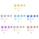 thumbnail image 5 of Wosthever 7 piezas de decoraciones de estrellas colgantes de estrellas colgantes ahuecados adornos decorativos para el Festival de actividades Kits de decoración para fiestas Cielo azul Wosthever HA002208-04, 5 of 6