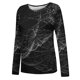 thumbnail image 5 of Camiseta de moda Sexy informal de Halloween para mujer, camiseta estampada de manga larga con cuello redondo y fruncido, blusa, Tops Pompotops FGAJ8115, 5 of 5