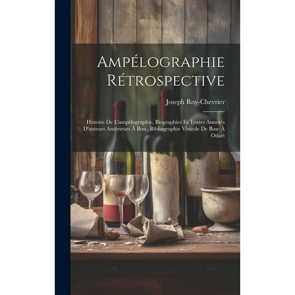 Ampélographie Rétrospective: Histoire De L'ampélographie, Biographies Et Textes Annotés D'auteurs Antérieurs À Bosc, Bibliographie Viticole De Bosc À Odart (Hardcover)