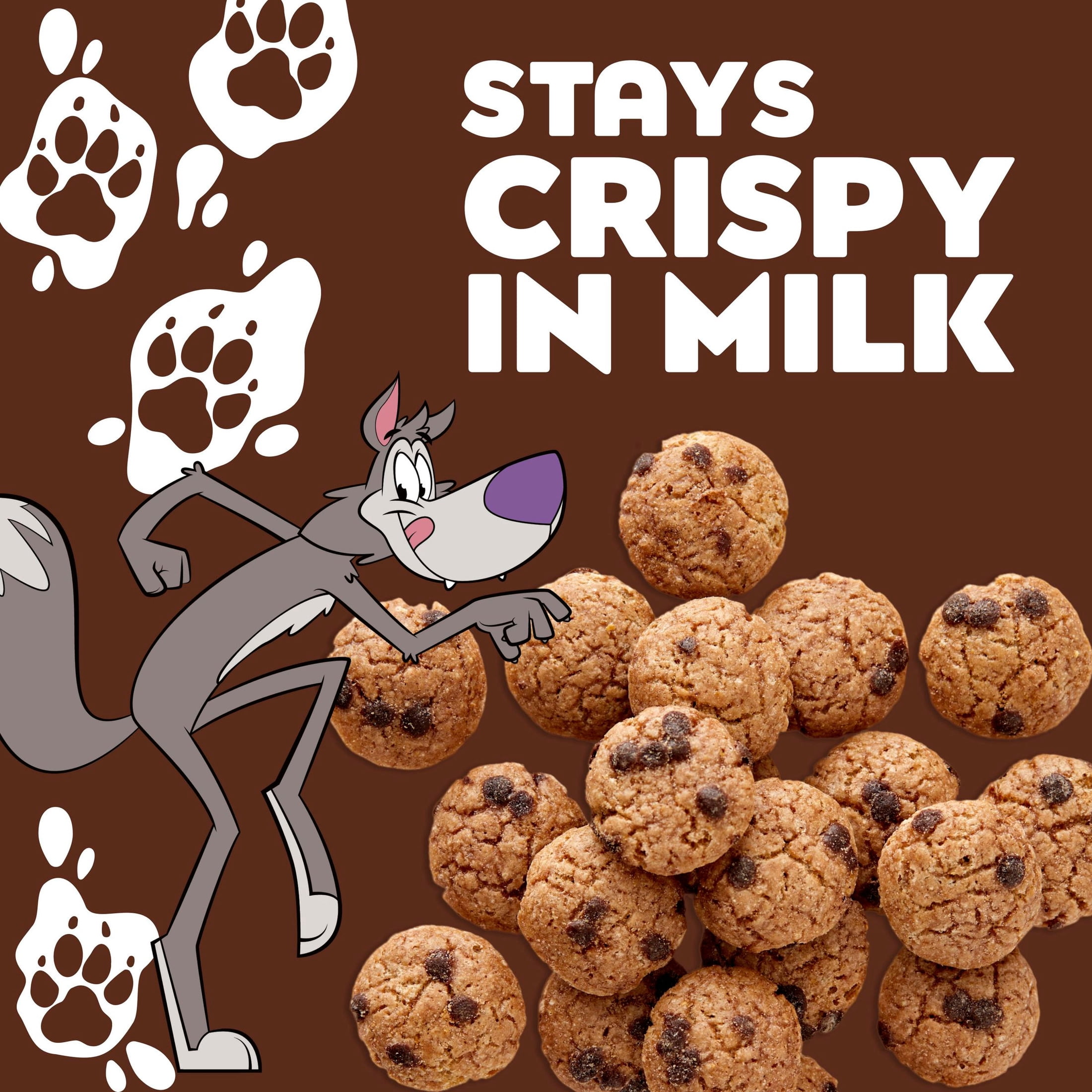 Cookie Crisp Cereal, Chocolate Chip Cookie Taste, Made with Whole Grain, Value Bag, 35 oz