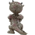 thumbnail image 4 of Ebros Small Gray Sulky Wyrmling Baby Hatchling Dragon with Pink Spots Figurine, 4 of 5