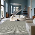 thumbnail image 2 of Woven Textured Washable Area Rug, Non Slip Pet Friendly Rug, Stain Resistant Low Pile Indoor Carpet for Living Room Bedroom Kitchen, Durable Absorbent Non-Shedding Rug for High Traffic Areas, 2 of 5