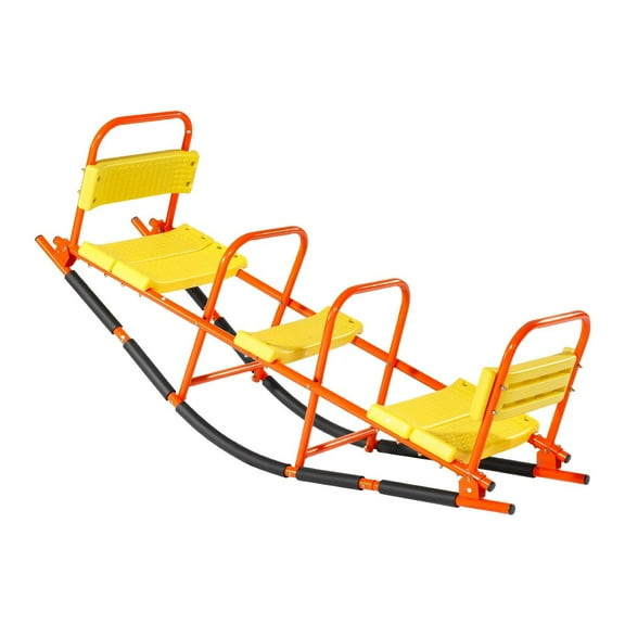 Outdoor Kids Seesaw - 200 lbs Capacity Steel Rocking Teeter Totter