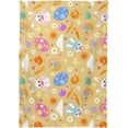 thumbnail image 2 of Coolnut Easter Bunny Egg Chick Rectangle Tablecloth, Spill-Proof Polyester Table Cloth, Table Cover for Kitchen Dining Picnic Holiday Party Decoration, 60"x60", 2 of 7